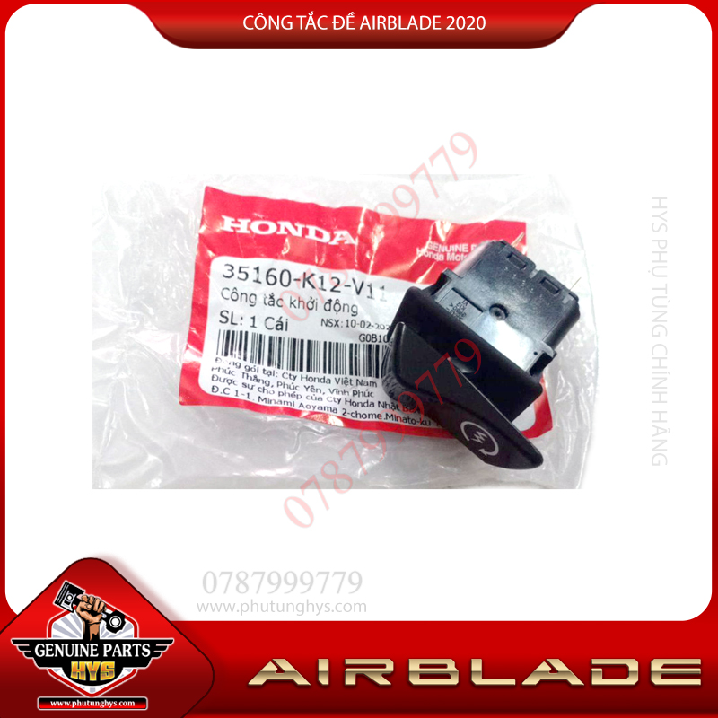 NÚT KHỞI ĐỘNG NÚT CÔNG TẮC ĐỀ AIRBLADE 2020