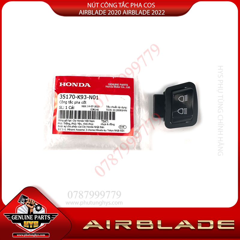 NÚT CÔNG TẮC PHA COS AIRBLADE 2020 AIRBLADE 2022