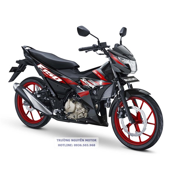 TEM SATRIA FI 2018 ĐEN ĐỎ BẠC