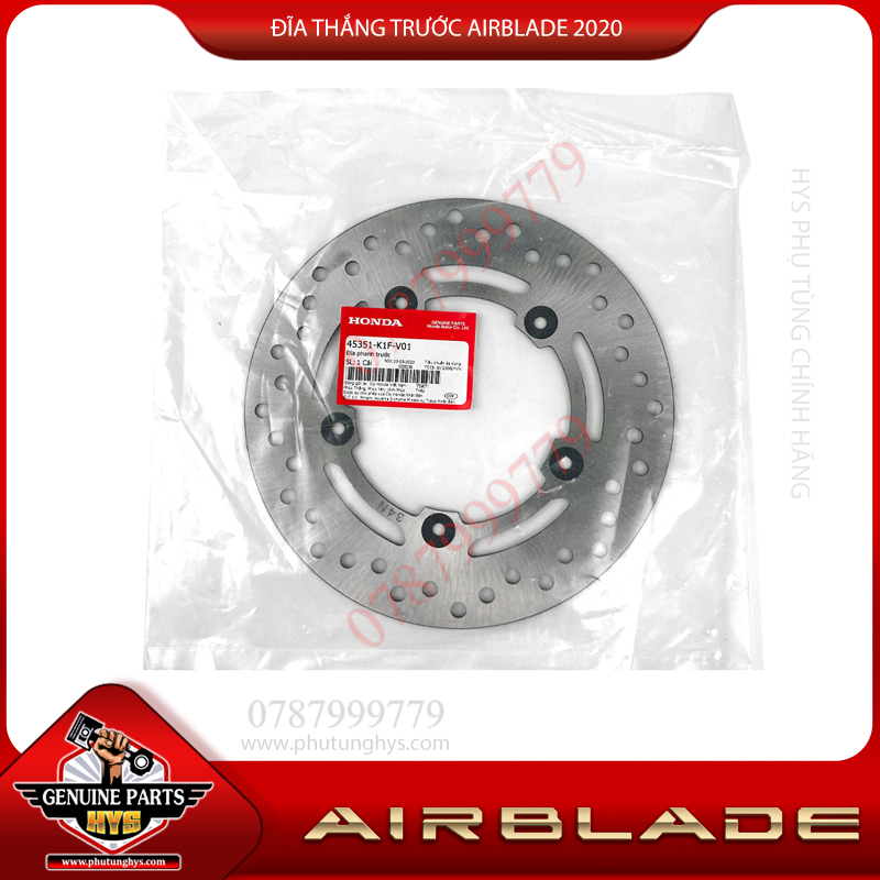 ĐĨA THẮNG TRƯỚC AIRBLADE 2020