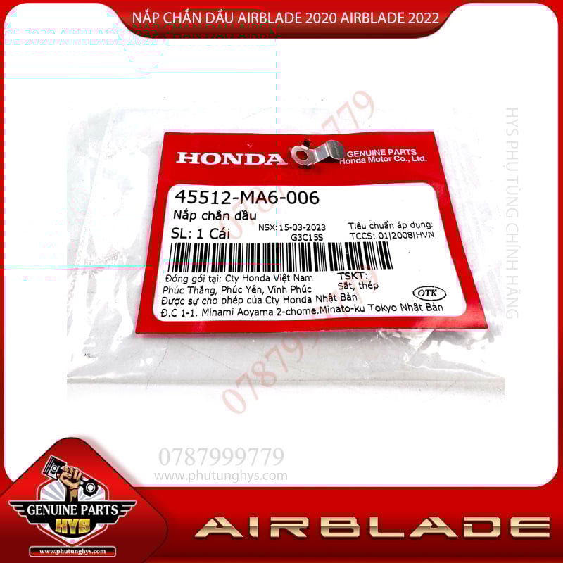 NẮP CHẮN DẦU AIRBLADE 2020 AIRBLADE 2022