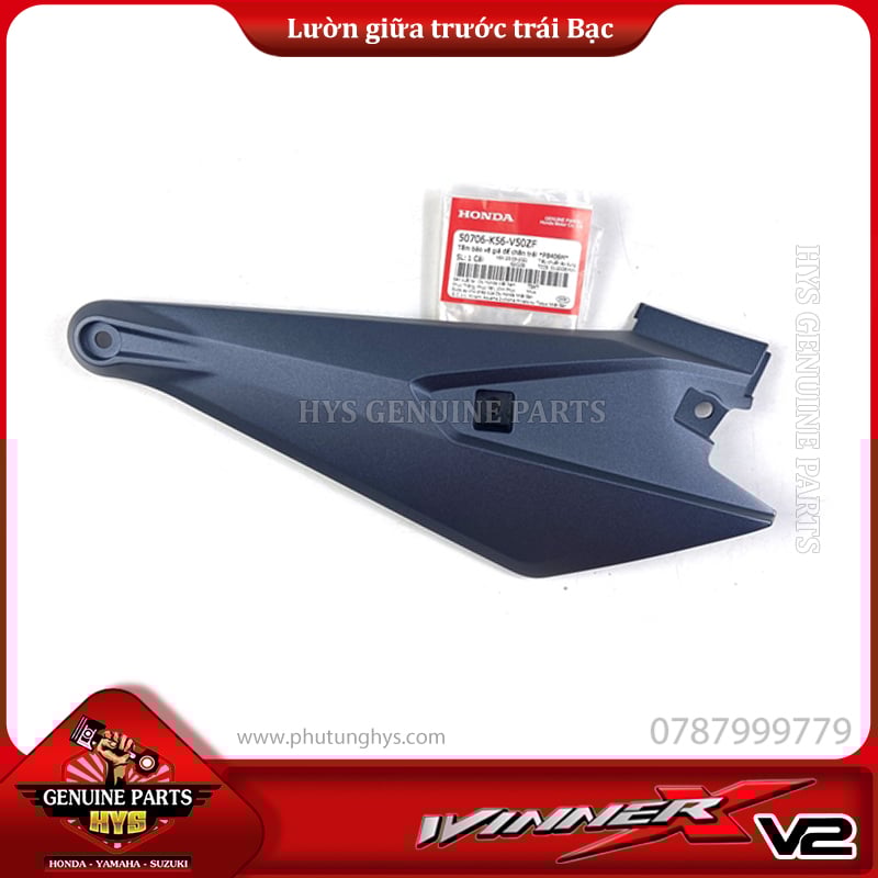 LƯỜN GIỮA PHÍA SAU WINNER X V2 TRÁI XANH NHÁM (BẢN XANH ĐEN BẠC 2020 ABS)