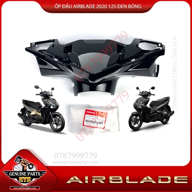 ỐP ĐẦU AIRBLADE 2020 125 ĐEN BÓNG