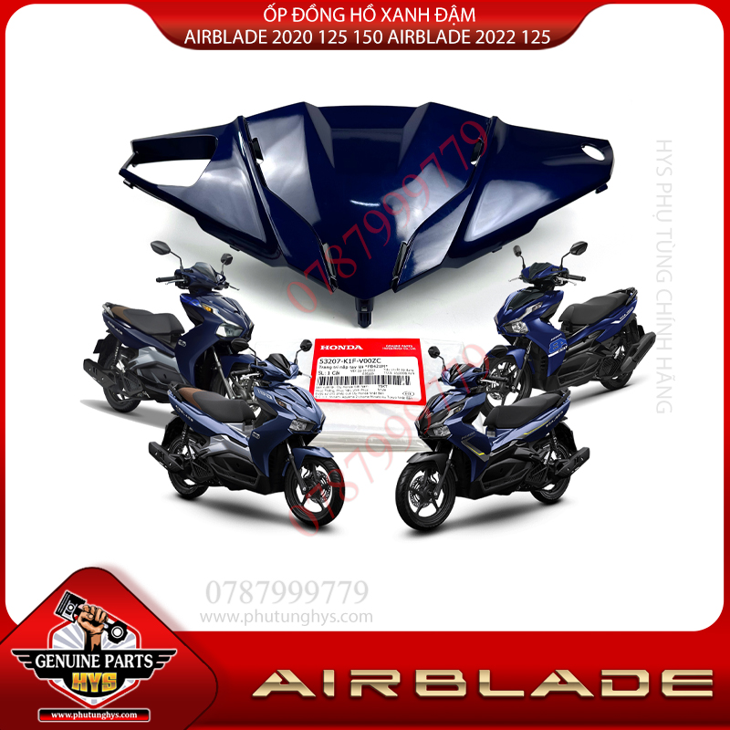 ỐP ĐỒNG HỒ AIRBLADE 2020 125 150 AIRBLADE 2022 125 XANH ĐẬM
