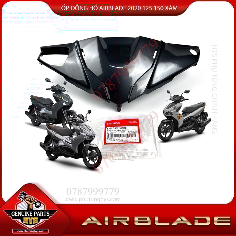 ỐP ĐỒNG HỒ AIRBLADE 2020 125 150 XÁM