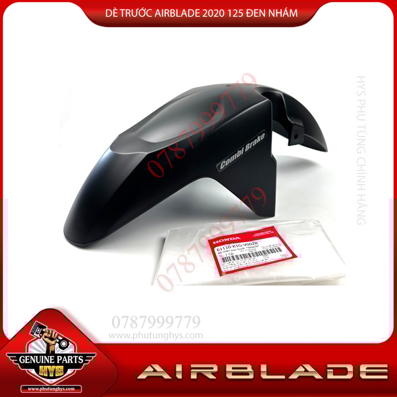 DÈ TRƯỚC AIRBLADE 2020 125 ĐEN NHÁM