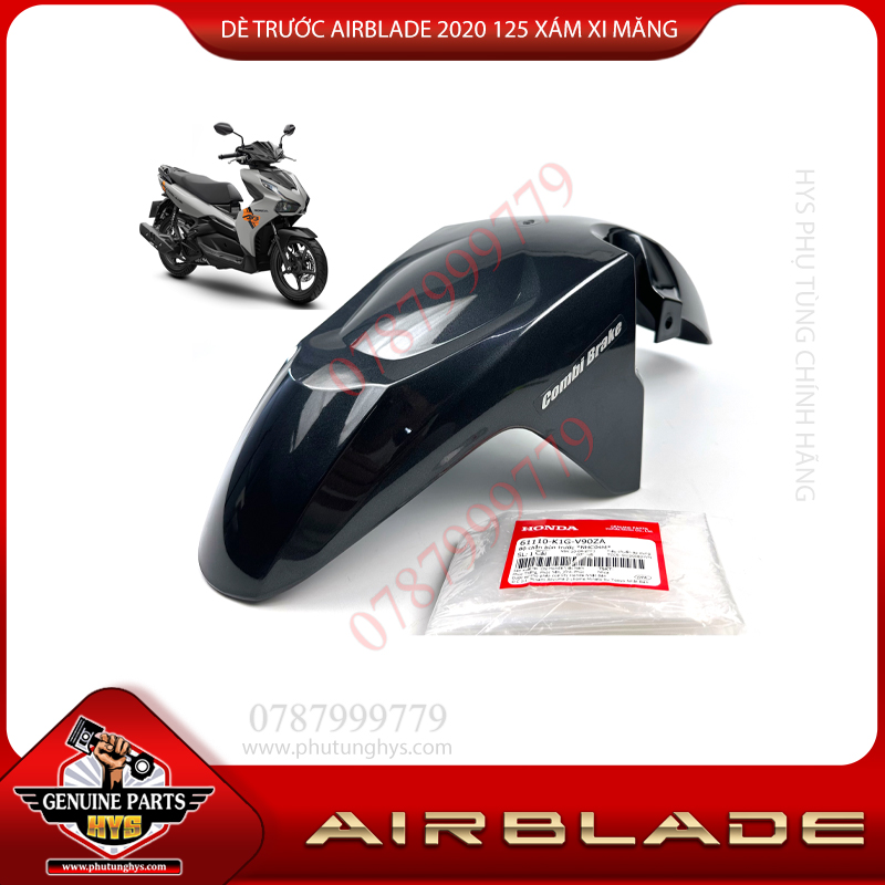 DÈ TRƯỚC AIRBLADE 2020 125 XÁM XI MĂNG