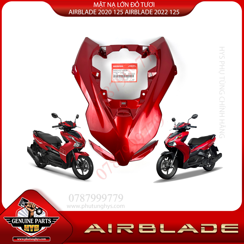 MẶT NẠ LỚN AIRBLADE 2020 125 AIRBLADE 2022 125 ĐỎ TƯƠI