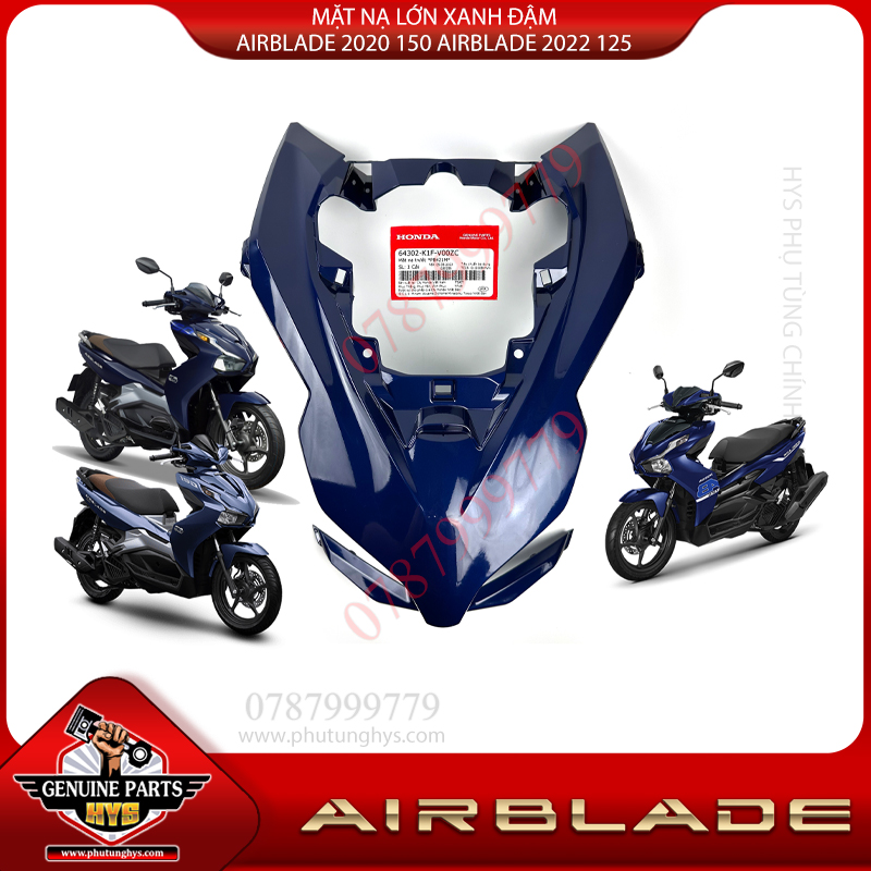 MẶT NẠ LỚN AIRBLADE 2020 150 AIRBLADE 2022 125 XANH ĐẬM
