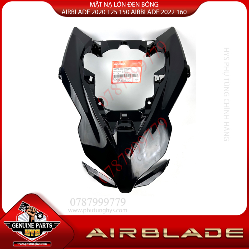 MẶT NẠ LỚN AIRBLADE 2020 125 150 AIRBLADE 2022 160 ĐEN BÓNG