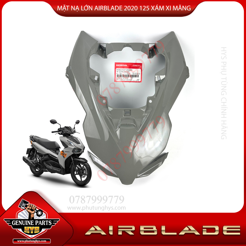 MẶT NẠ LỚN AIRBLADE 2020 125 XÁM XI MĂNG