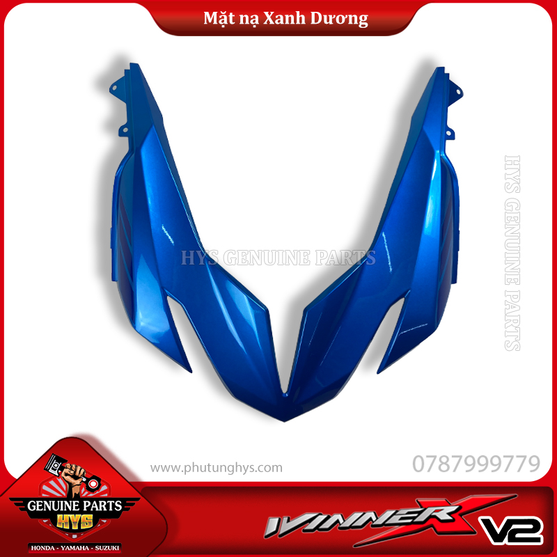 MẶT NẠ TRƯỚC WINNER X V2 XANH DƯƠNG (BẢN ĐEN XANH 2019)