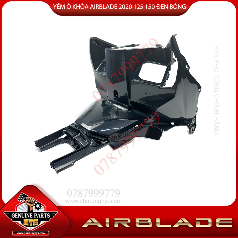 YẾM Ổ KHÓA AIRBLADE 2020 125 150 ĐEN BÓNG