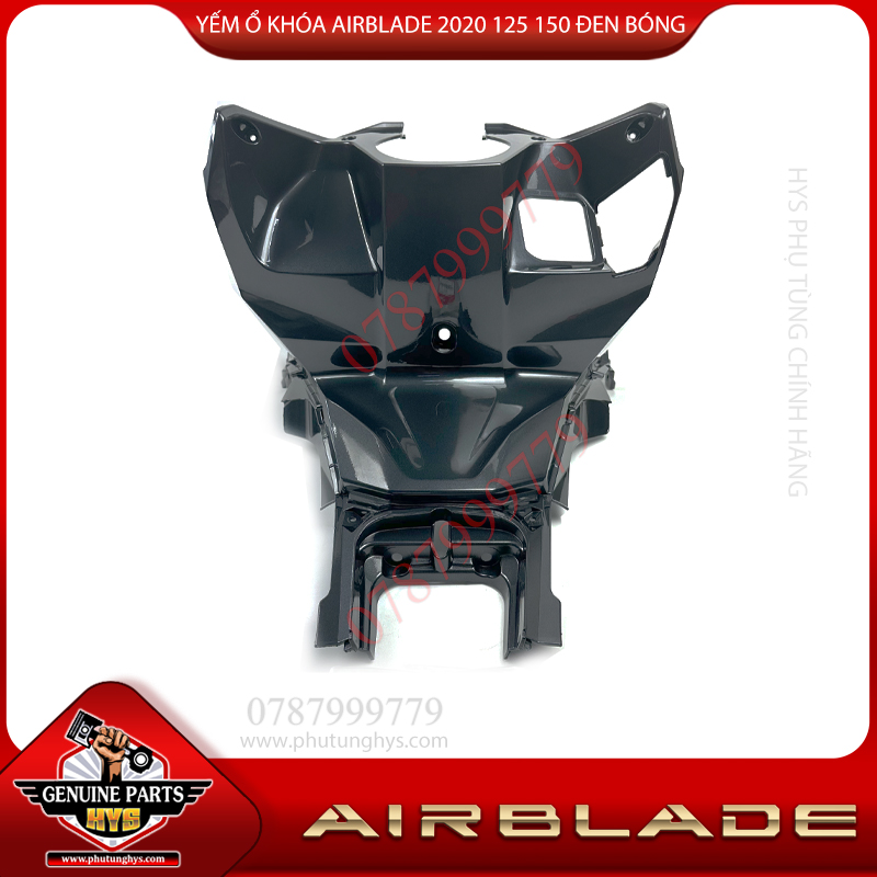 YẾM Ổ KHÓA AIRBLADE 2020 125 150 ĐEN BÓNG
