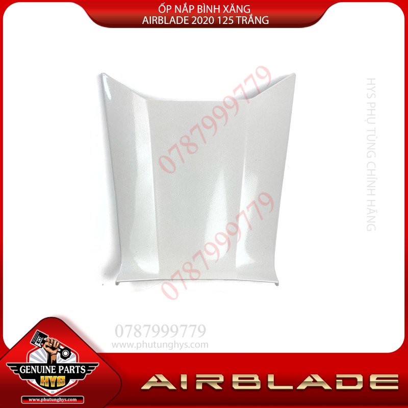 ỐP NẮP BÌNH XĂNG AIRBLADE 2020 125 TRẮNG