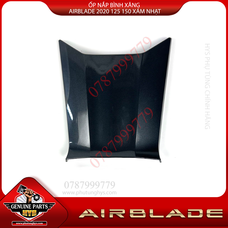 ỐP NẮP BÌNH XĂNG AIRBLADE 2020 125 150 XÁM NHẠT