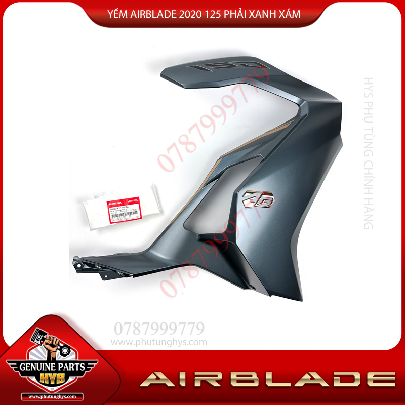 YẾM AIRBLADE 2020 125 PHẢI XANH XÁM