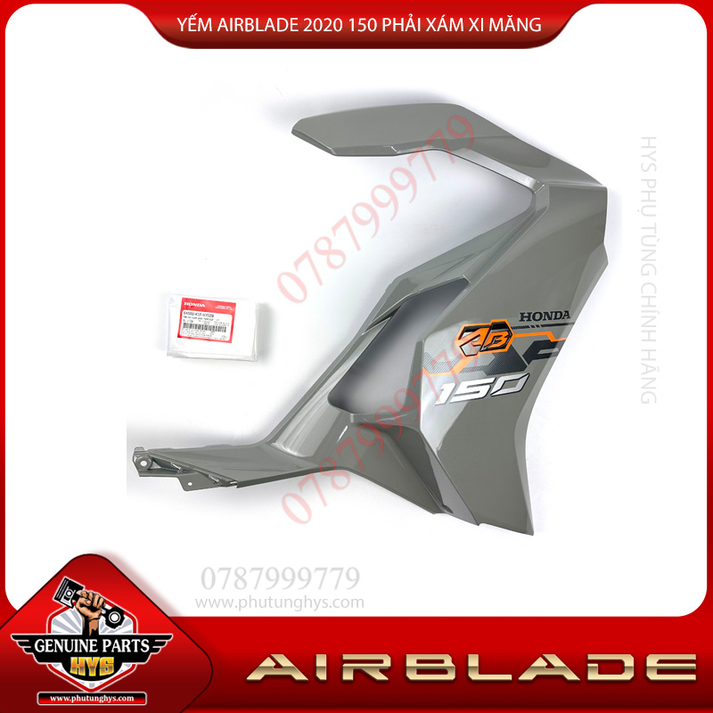 YẾM AIRBLADE 2020 150 PHẢI XÁM XI MĂNG