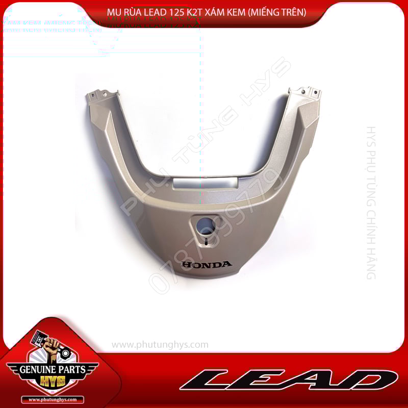 MU RÙA LEAD 125 K2T XÁM KEM (MIẾNG TRÊN)