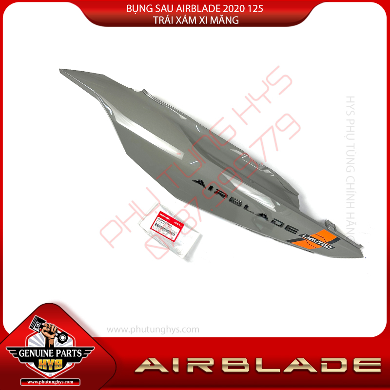 BỤNG SAU AIRBLADE 2020 125 TRÁI XÁM XI MĂNG