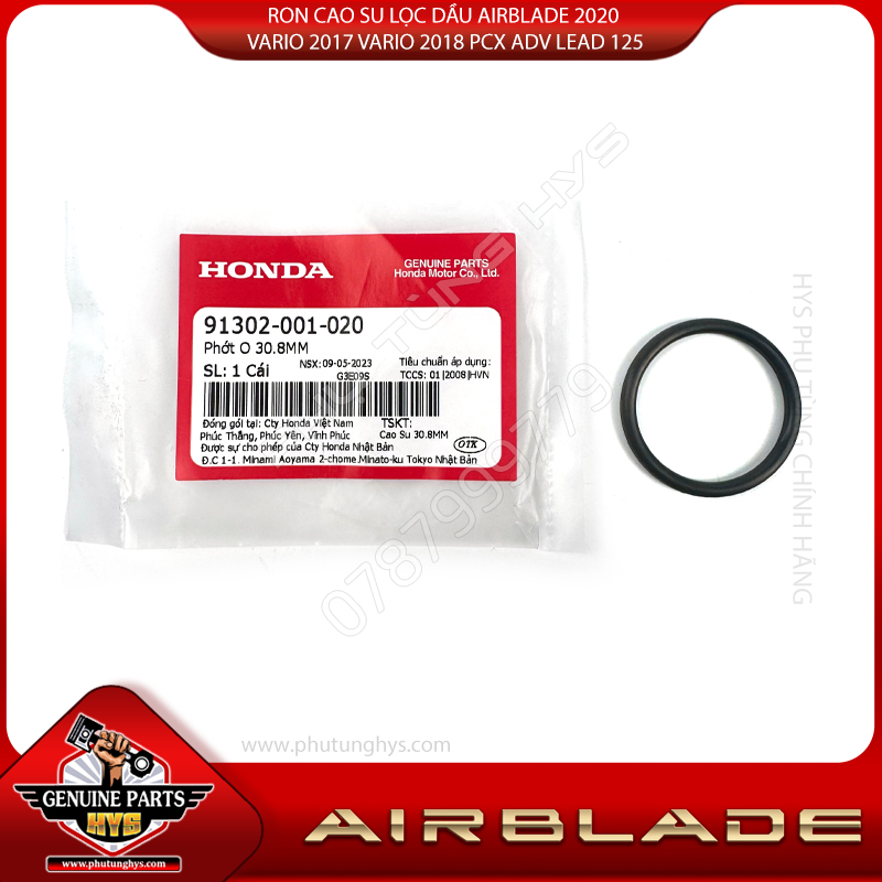RON CAO SU LỌC DẦU AIRBLADE 2020 VARIO 2017 VARIO 2018 PCX ADV LEAD 125