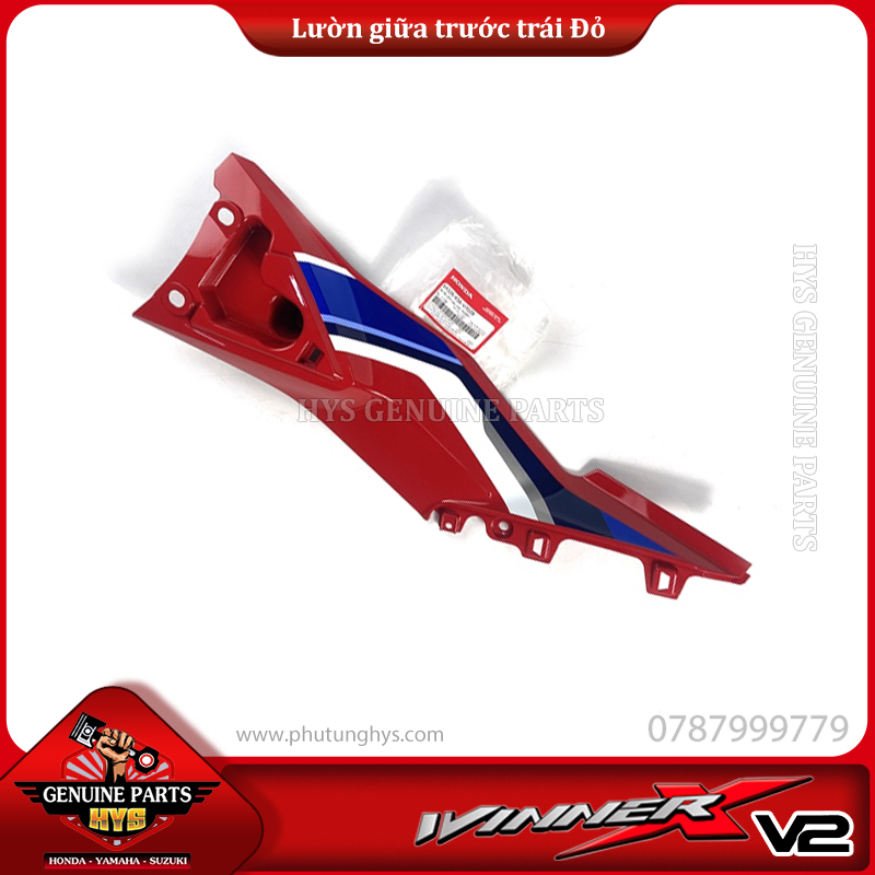 LƯỜN GIỮA PHÍA TRƯỚC WINNER X V2 TRÁI ĐỎ (BẢN ĐỎ XANH TRẮNG ĐEN HRC 2020 ABS)