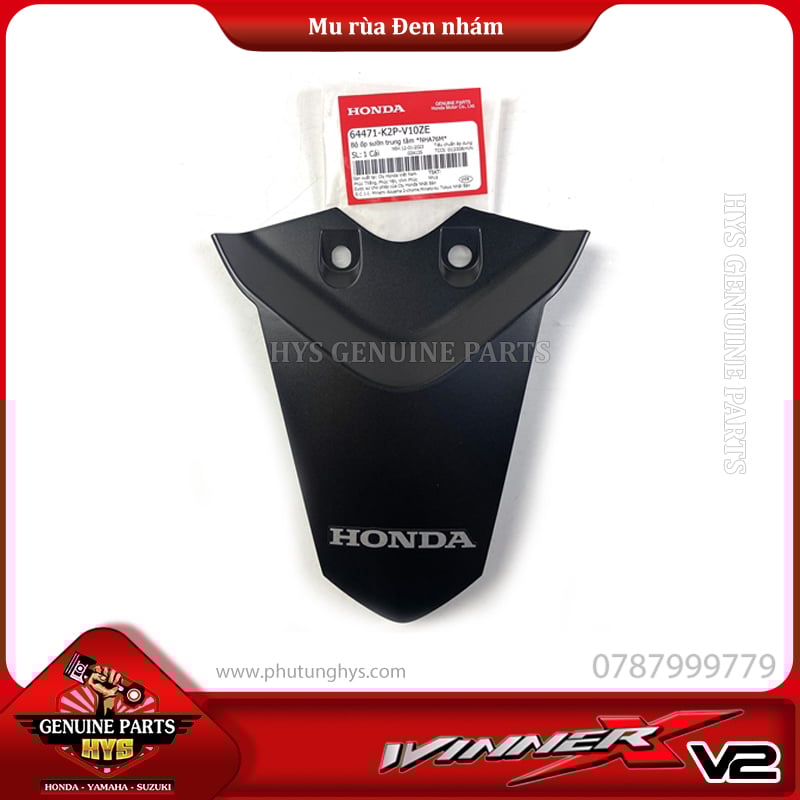 MU RÙA WINNER X V2 ĐEN NHÁM (ABS)