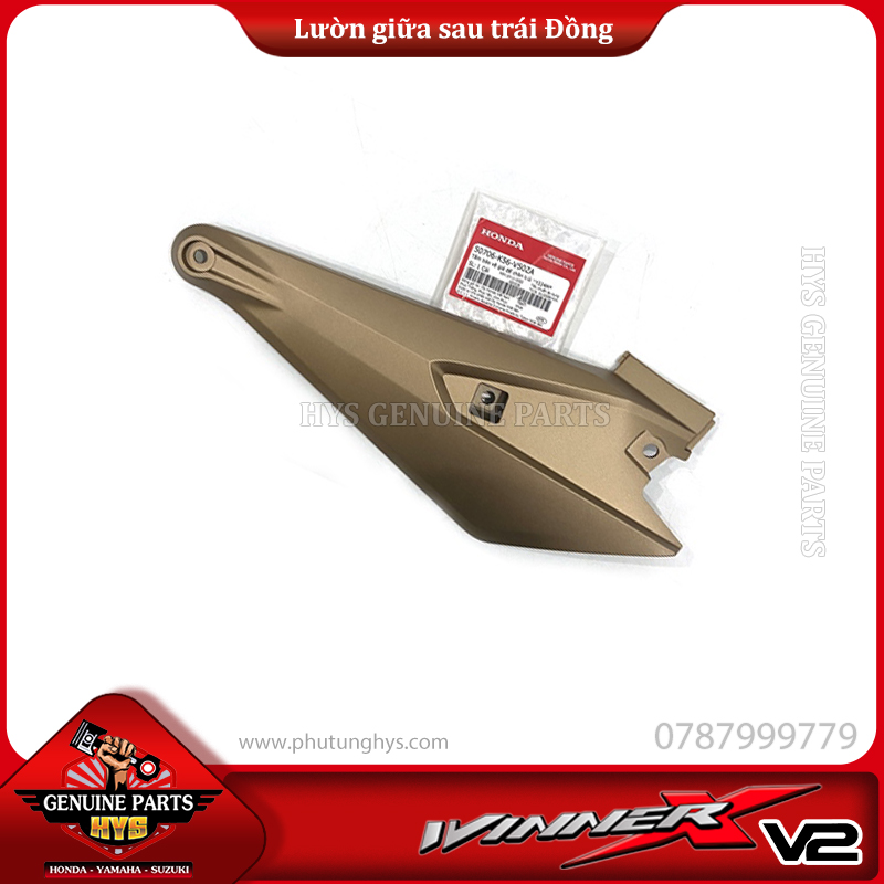 LƯỜN GIỮA PHÍA SAU WINNER X V2 TRÁI VÀNG ĐỒNG (ABS)