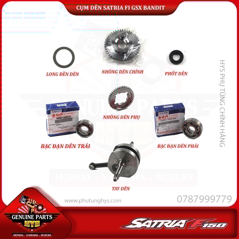 COMBO DÊN SATRIA FI GSX BANDIT
