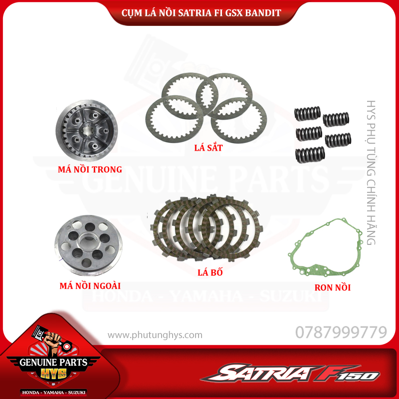 COMBO BỐ NỒI SATRIA FI GSX BANDIT