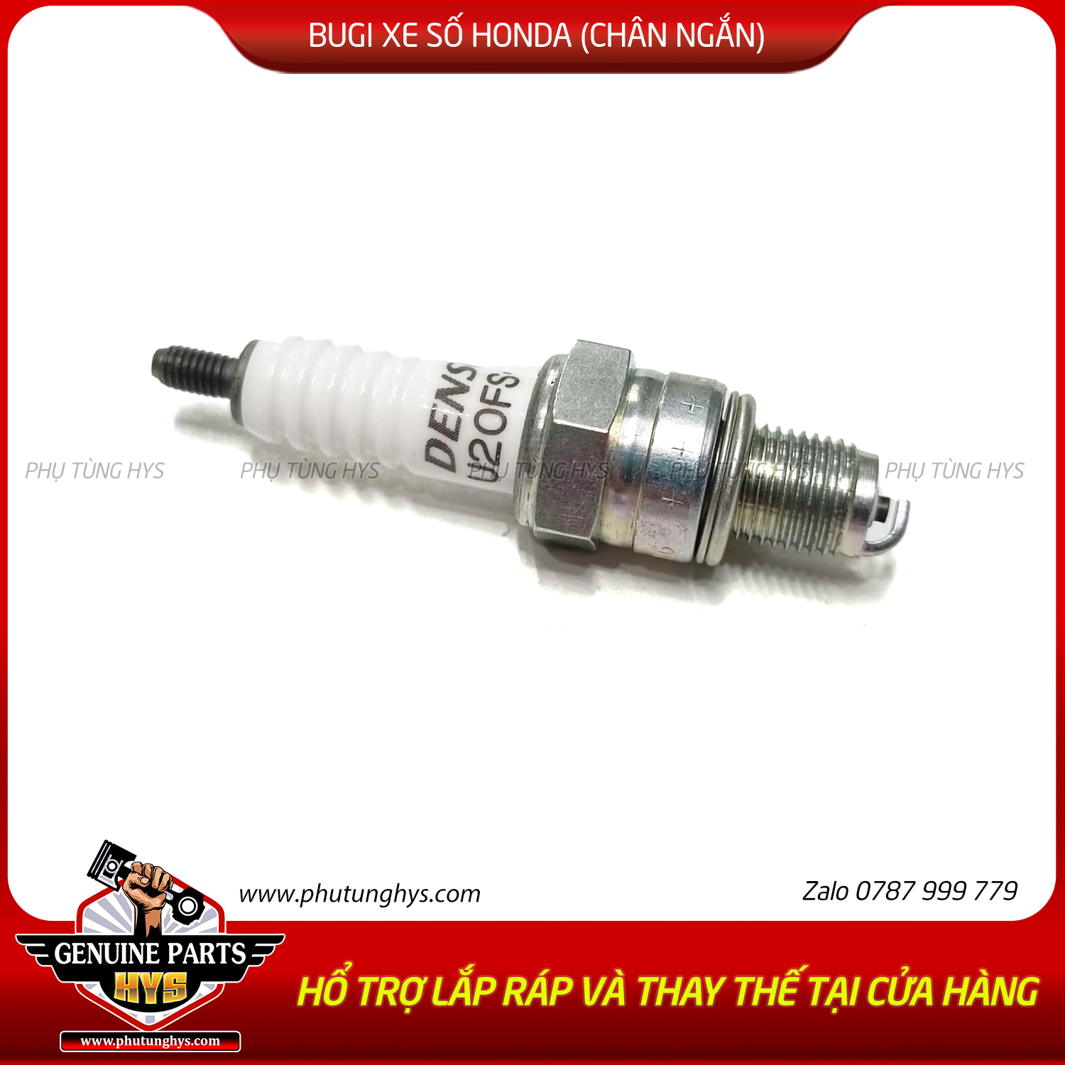 BUGI XE SỐ HONDA (CHÂN NGẮN)