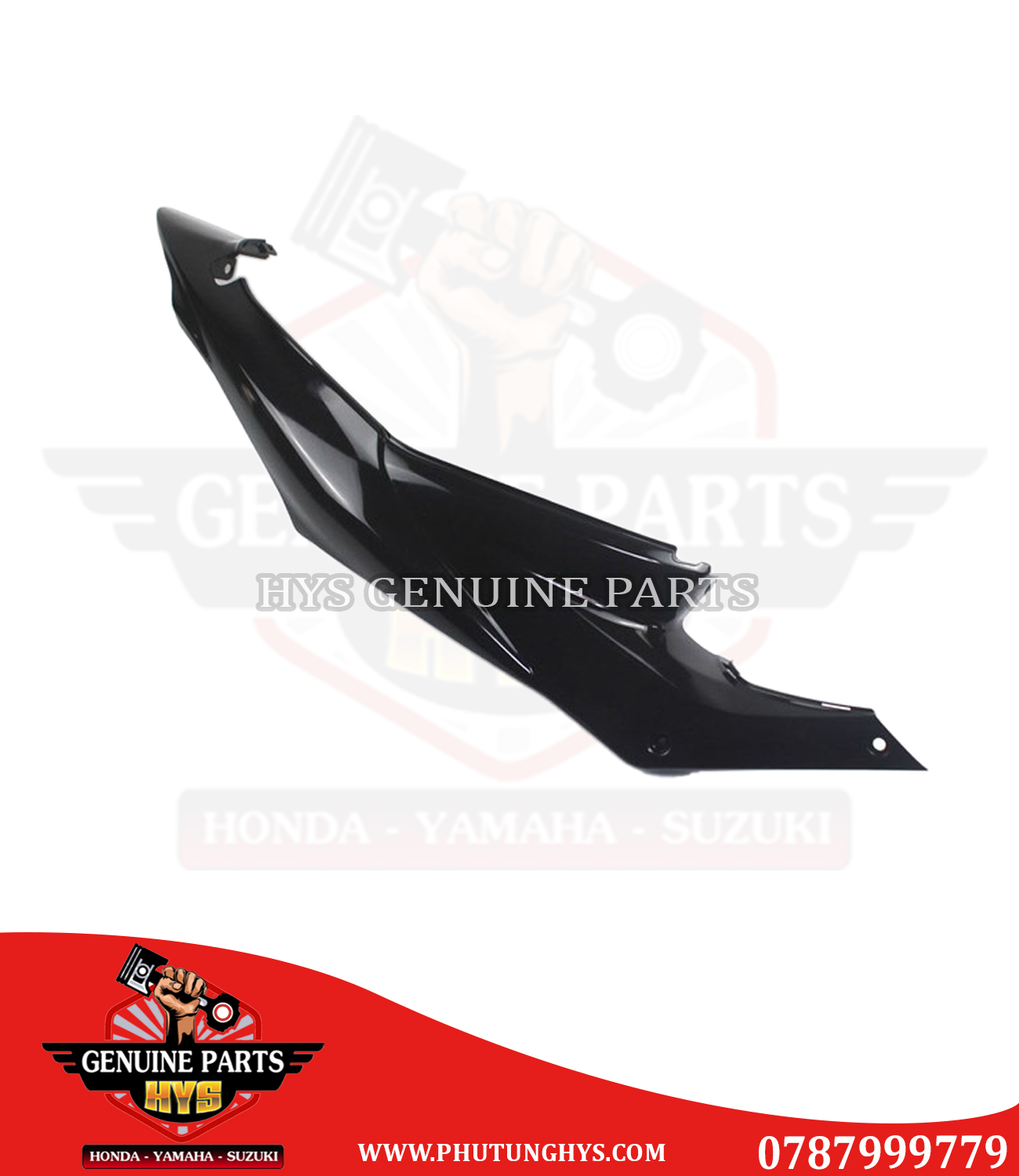 BỤNG SAU SATRIA K6 K9 PHẢI ĐEN BÓNG