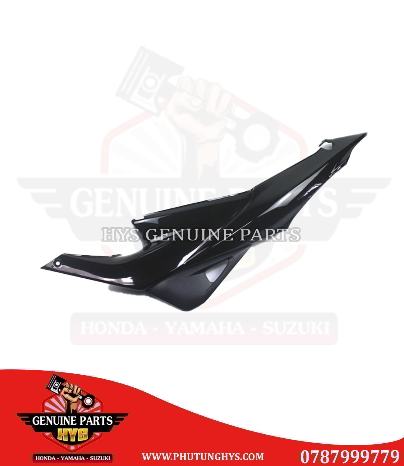 BỤNG SAU SATRIA K6 K9 TRÁI ĐEN BÓNG