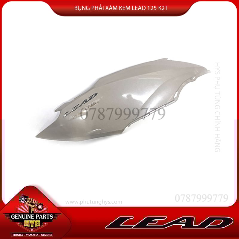 BỤNG SAU LEAD 125 K2T PHẢI XÁM KEM