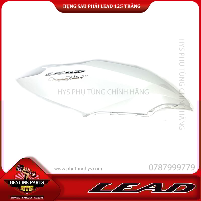 BỤNG SAU LEAD 125 K2T PHẢI TRẮNG