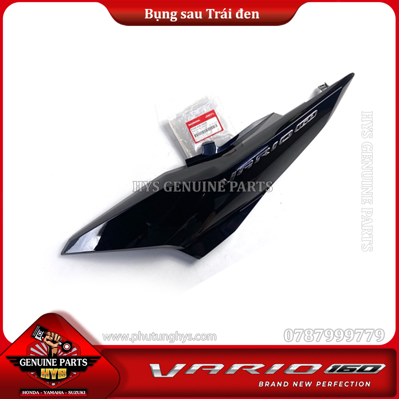 BỤNG SAU VARIO 160 CLICK 160 K2S TRÁI ĐEN