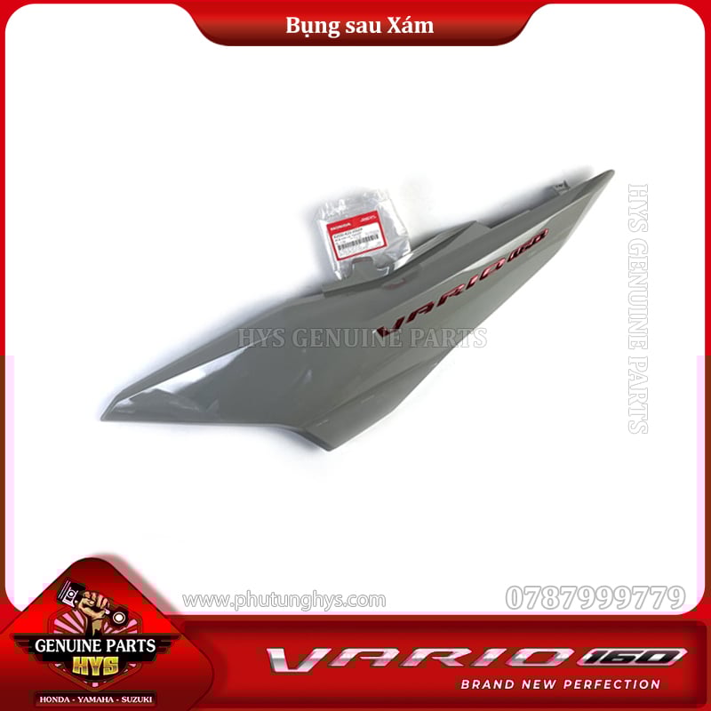 BỤNG SAU VARIO 160 CLICK 160 K2S TRÁI XÁM
