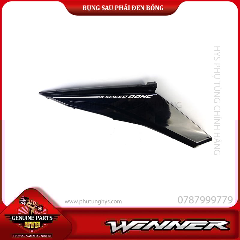 BỤNG SAU WINNER V1 PHẢI ĐEN BÓNG