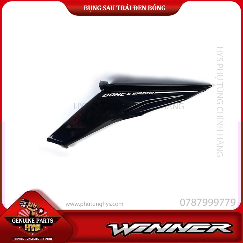 BỤNG SAU WINNER V1 TRÁI ĐEN BÓNG