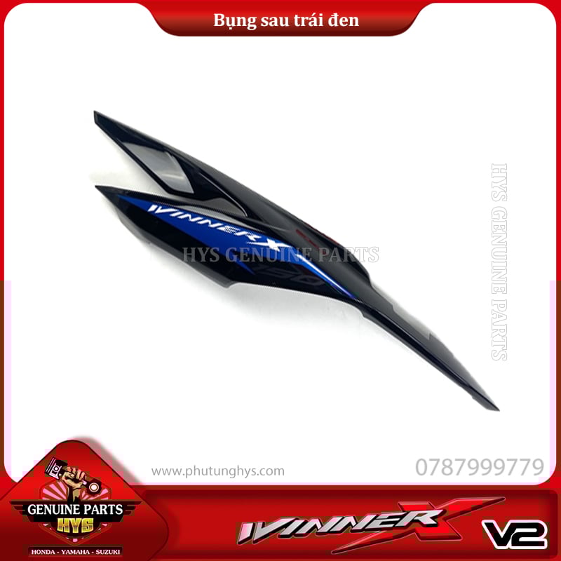 BỤNG SAU WINNER X V2 TRÁI ĐEN (BẢN ĐEN XANH 2020)