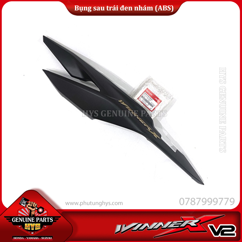 BỤNG SAU WINNER X V2 TRÁI ĐEN NHÁM (ĐEN BẠC VÀNG ĐỒNG 2019 ABS) (BẢN ĐEN VÀNG ĐỒNG 2020 ABS)