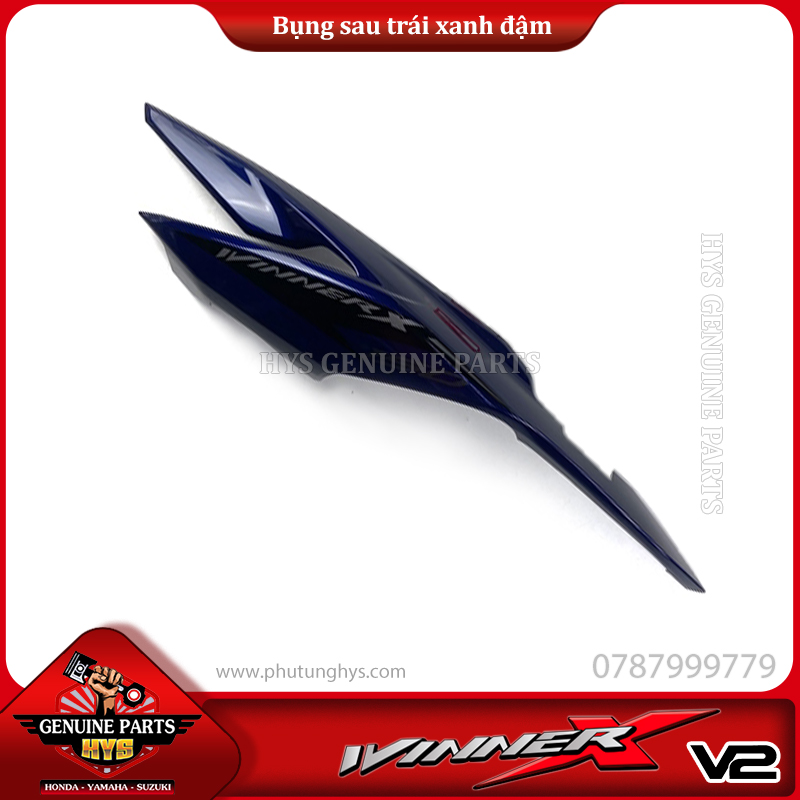 BỤNG SAU WINNER X V2 TRÁI XANH ĐẬM (BẢN XANH ĐEN 2020)