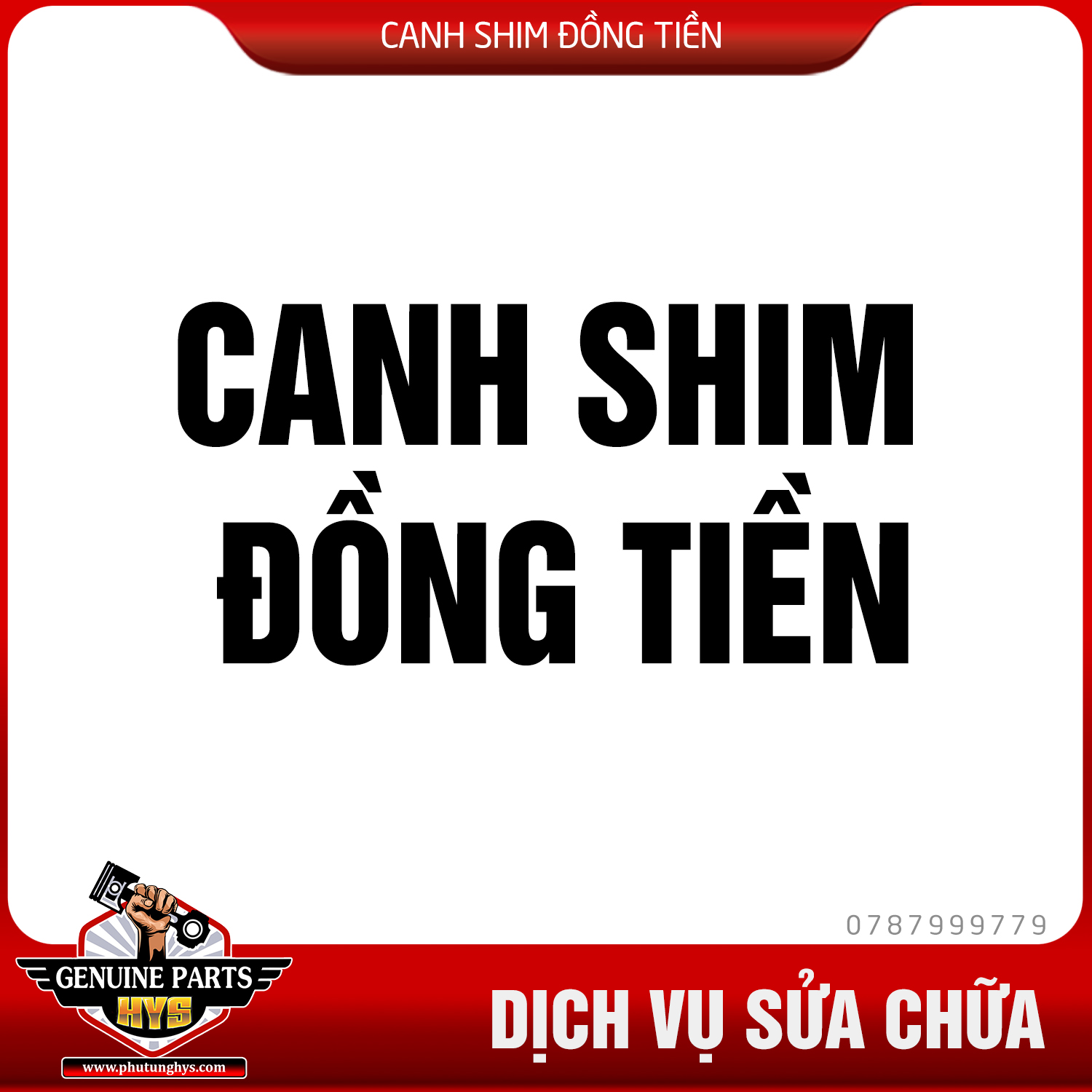 CANH SHIM ĐỒNG TIỀN