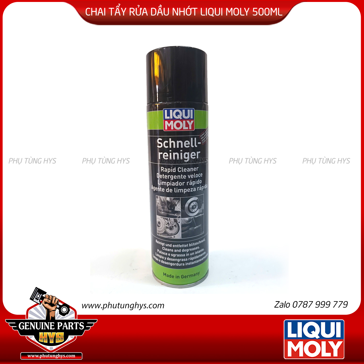 CHAI VỆ SINH THẮNG ĐĨA, DẦU MỠ LIQUI MOLY 500ML