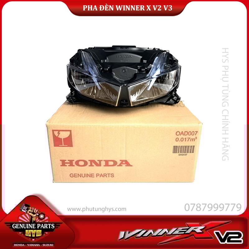 PHA ĐÈN CHÓA ĐÈN TRƯỚC WINNER X V2 V3