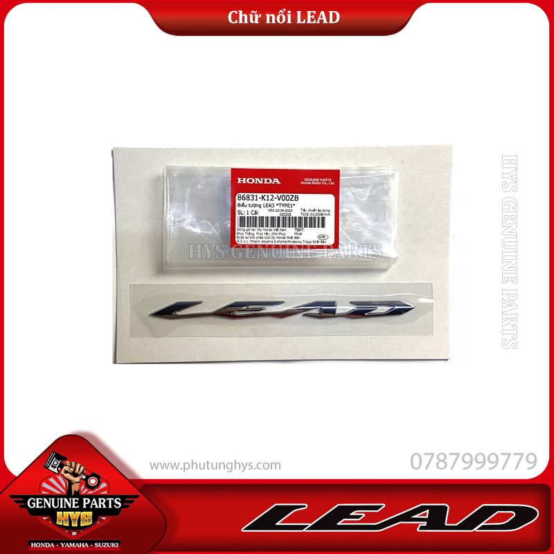 TEM CHỮ NỔI LEAD CHROME