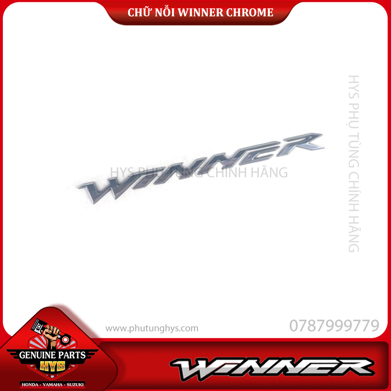 CHỮ NỔI WINNER CROME WINNER V1