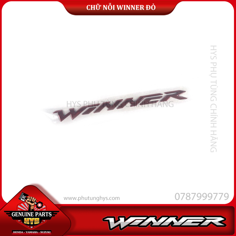 CHỮ NỔI WINNER ĐỎ WINNER V1
