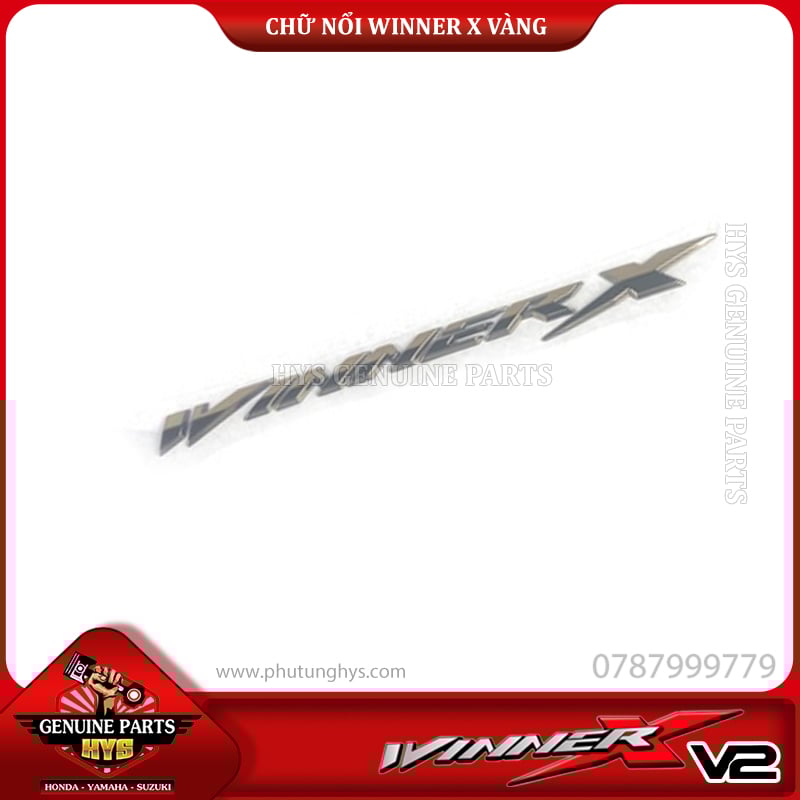 CHỮ NỔI VÀNG WINNER X V2
