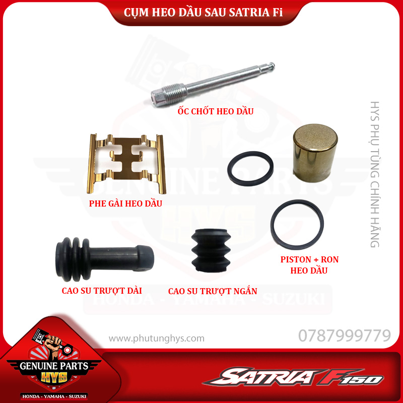 COMBO HEO DẦU SAU SATRIA FI